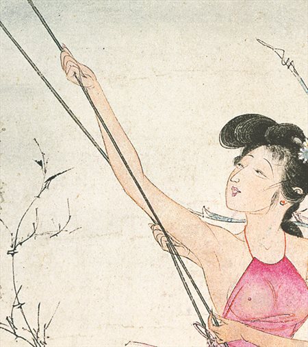 广昌-胡也佛的仕女画和最知名的金瓶梅秘戏图